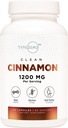 Tipo Zero Ceylon Cinnamon Capsule (1200mg | 120 capsule) - Naturale, Non OGM, Gluten Free, Organic Cinnamon Bark Supplemento