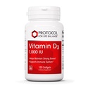 PROTOCOLLO PER LA VITA BALANCE Vitamina D3 1.000 UI - Supporto Immune Forti Ossa e Denti - 120 Softgels