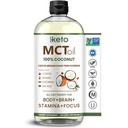 Keppi MCT Olio - Dal 100% di cocco - Flavorless C8 e C10, Non OGM, Certificato senza glutine, Olio di palma, Vegan, Kosher, Halal, 32 oz Olio di cocco