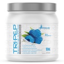 Nutrizione metabolica - TRIPEP - Tri-Peptide Branch Aminoacido catena, BCAA Polvere, Pre Intra Post Supplemento di allenamento, Blue Raspberry, 400 Grammi (40 Serve)