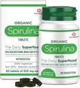 DURJA Organic Spirulina Tablets - La maggior parte Bio-Available Protein & Nutri-Dense Superfood | Immunity and Health Supplement | Metabolismo Booster | 100% Vegan | 60 compresse (500 mg ogni)...'