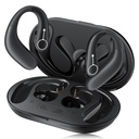 Apparecchi acustici, apparecchi acustici OTC per anziani con Bluetooth, apparecchi acustici ricaricabili con cancellazione del rumore, amplificatori acustici per perdite uditive moderate (nero)