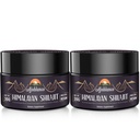 Ajoblanco 600mg Natural Himalayan Organic Shilajit Resina - Himalayan Gold Shilajit Resina con miscela ayurvedica organica in alta potenza per energia, resistenza e immunità, Confezione da 2