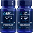 Estensione della vita Super Ubiquinol CoQ10 con il supporto mitocondriale potenziato 100 mg, 60 softgels (Pack of 2)