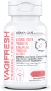 Probiotici vaginali VAGIFRESH, bilancia del pH, prebiotici & Lactobacillus. Integratore di salute vaginale femminile - Odore vaginale sano & Flora, 30 conte.