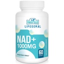 Liposomal NAD+ Supplemento 1000 mg | Pontecy NAD più alta | Max Absorption | Supplemento NAD puro | Riparazione dell'energia e del DNA, Difesa dell'invecchiamento, Funzione cerebrale | 60 Softgels