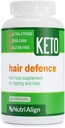 Nutri-Align Hair Defence Biotin Complex per Keto e Fasting | 90 capsule | Biotina di crescita dei capelli ad alta resistenza - 2500mcg Biotina per capsula | Vitamina A, Acido Folico & Calcium