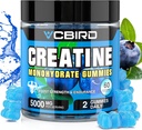 Creatina Monohydrate 5g Per Serving, No Sugar Creatine Integratori Supporto per Forza, Prestazioni, Energia, Recupero, Senza Glutine per Donne e Uomini (60 Gummies)