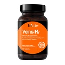 Invite Health Veins Hx® - Supporta le vene e la salute circolatoria - Contiene vitamina C, Citrus Bioflavonoids, Seme di castagne di cavallo, Gotu Kola, Frutta di Bilberry - 60 compresse