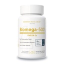 Biotics Research Biomega 500 Omega 3 Fish Oil Supplement, Olio di pesce altamente concentrato con EPA/DHA, Omega 3 acidi grassi, Supporta Immune e Cardiovascolare 90 Softgel Capsule