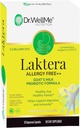 Dr. WellMe Laktera Allergy-Free Probiotics – 30 capsule, 12B CFU Goat’s Milk Probiotic Formula, Integratori Immune & Gut Health – Basso Lattosio, Senza Glutine per Adulti & 7+ Bambini