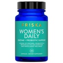 FRISKA Women’s Daily Digestive Enzyme and Probiotics Supplement, Advanced Natural Support for Female Digestive Health, Fights Bloating, Eases Digestion, Supports Nutrient Absorption, 30 Capsule