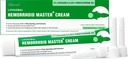 Crema di trattamento emorroidi al 5% di lidocaina con nocciola di Strega, Phenylephrine, Chestnut di cavallo, Vitamina B6, Ossido di zinco, Emorroidi esterne e interne Trattamento Burn Itch Pain Relief crema anale