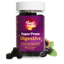 Fungiments Super Prune - Integratore di funghi - Turchia Mushrooms, Fiber, Rhubarb, Prunes, Ginger, Camomilla - Debloating, Rilievo di costipazione (30 Mushroom Gummies)