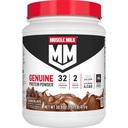 Polvere proteica genuina del latte del muscolo, Cioccolato, 1.93 Pounds, 13 Servings, 32g Protein, 2g Zucchero, Calcio, Vitamine A, C & D, NSF Certificato per lo sport, Spuntino energizzante, Imballaggio May Vary