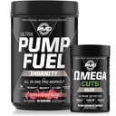 Insanity del carburante dell'ultra pompa dello sport di PMD - pre allenamento - Slam della fragola (30 selezioni) sport Omega taglia il bruciatore grasso termogenico Elite (90 Softgels