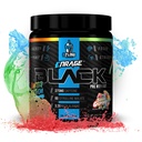 eFlow Nutrition Enrage Black High Stimulant Pre Workout Supplement - Preworkout Powder to Boost Energy, Pumps and Strength - 4 Sapori (30 Serve) (Sour Gummy)