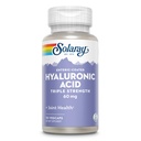SOLARAY Acido ialuronico Tripla resistenza - Supporto elasticità e solidità della pelle - Plus Vitamina C - Lab verificato, 60 giorni garanzia di rimborso, 30 Serve, 30 VegCaps