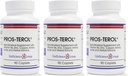 Pros-TEROL (3 kit bottiglia), Prostate Relief con 900 mg Sterols vegetali con semi di zucca, Sting Nettle Root, Ginger Root, Licorice Root Extracts 90 Caplets