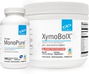 XYMOGEN Omega MonoPure 1300EC (120 Serve) + XymBolX (30 Serve) Bundle - Cardiovascolare + Supporto cognitivo, Recupero muscolare - Non OGM