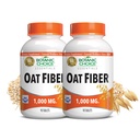 Botanic Choice Oat Fiber Integratore alimentare - Salute Digestiva per Donne e Uomini - Confezione da 2