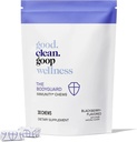 Good.clean.goop Wellness The Bodyguard Immunity Chews | Integratore alimentare per il supporto immunitario | Elderberry Extract & Vitamin D | Berry Flavored | Immune System Booster | Pack of 30 Chews | Non-GMO