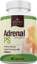 Supplemento di supporto per fatigini surrenali con estratto di erbe di Rhodiola Rosea Premium, L-Tyrosine, Panax Ginseng, Santo Basilio - PS Cortisol Gland Complex per l'insufficienza sanitaria