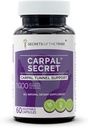 Segreti della Tribù - Segreto Carpal, Supporto Tunnel Carpal, Miscela di Integratore di erbe (60 capsule)