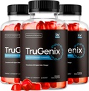 (3 Pack) TruGenix Gummies, TruGenix Gummies for Men, Official TruGenix Gummies Advanced Formula, TruGenix ACV Gummies, TruGenix Support Supplement Gummies, Premium Formula, 180 Gummies per 3 Mesi