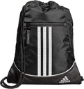 adidas Alliance Sackpack – Borsa con coulisse per uomini e donne, Nero, Taglia unica