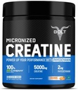Creapure® Creatine Monohydrate | Pre & post Workout | Supporta il recupero del muscolo, la resistenza e le prestazioni atletiche migliorate, 210gm,30 Serve | Orange Tangy