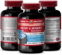 Ginkgo biloba estratto foglia - BRAIN E MEMORY BOOSTER - migliorare - integratori di memoria cerebrale - estratto di ginkgo biloba, integratori cerebrali per la memoria e la messa a fuoco, messa a fuoco e supplemento di energia 1 Bottiglia 60 Caps