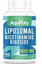 Liposomal Nicotinamide Riboside Supplemento 2000 mg con TMG e Pterostilbene per l'assorbimento massimo, Superiore a NAD, Boosting NAD+, Energia cellulare e Difesa dell'età, 60 Softgels