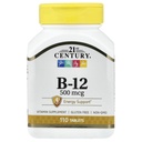 21st Century Vitamina B-12, 500 mcg, 110 compresse