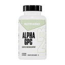 NutraBio Alpha GPC, Brain Support & Migliore funzione di memoria, 300mg - 60 capsule vegetali