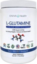 Eniva Health L-Glutamine Pure Powder, Unflavored (101 Serve) | Vegan, Gluten-Free, Sugar-Free, Non-OGM | Doctor-Formulated, USA Made | Gut Health, Leaky Gut, Bloating, Muscle Health, Immune System