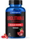 Urolitina Un supplemento 500mg - 60 Softgel - Advanced Cellular Renewal & Vitality - Mitoceutical per migliorare la resistenza muscolare - Made in Italy