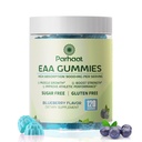 EAA Gummies 120 Gummies (Blueberry), 9000 mg Aminoacidi essenziali - Tutti 9 Aminoacidi essenziali (EAA) e All Branched-Chain Aminos (BCAA), Non OGM, Gluten Free, Per vegetariani