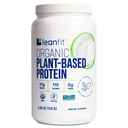 LeanFit Organic Plant-Based Protein, Unflavored, 21g Vegan Protein, 26 Servings, 1.58 Pound (715g) Tub, Bassa Calorie, Soy-Free, Gluten-Free, Lactose Free, Sugar-Free, Non OGM
