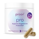 Proov - Pro - Promuove la produzione di Progesterone - Equilibrio di ormone per le donne - Fertilità & Menopause Support - Vitex, Ashwagandha, Maca - Supplemento di erbe – 30 capsule - 2 mesi di fornitura