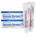 GeriCare Dibucaine Hemorroid Ointment 1% Pain-Relief Hemorrhoid Cream |Hemorroidal & Topical Analgesic| Quick Relief from Burning & Itching | Trattamento emorroidi esterni ad azione rapida 1oz (2 Pack)