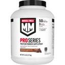 Muscle Milk Pro Series Protein Powder Supplement, Knockout Chocolate, 5 Pound, 28 Serve, 50g Protein, 3g Sugar, 20 Vitamine & Minerali, NSF Certificato per lo sport, Workout Recovery