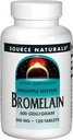 Fonte Naturals Bromelain 500mg Proteolytic Enzyme Supplement - 120 compresse (Pack of 2)