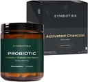 CYMBIOTIKA Probiotico 50 miliardi di CFU & Integratore Liquido Charcoal attivato, Supporta la digestione sana per gli uomini e le donne, Stomach Detox & Digestive Relief, Aiuta a Alleviare Gas & Bloating, Facile da usare
