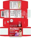Tylenol Dolore per bambini + Tovaglioli da masticare Aroma - 24 ct, Confezione da 4