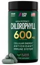 Capsule clorofilla 600 mg - Pillole di clorofilla naturale per le donne e gli uomini - Integratore di clorofilla altamente bioapplicabile per l'energia, l'immunità, la pelle + Deodorante interno