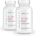 PaleoLife Premium Glutathione + Latte Thistle + Zinco - 60 compresse masticabili, Cherry Flavor (2-Pack)