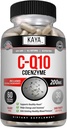 Kaya Naturals - CoQ10 Integratore Antiossidante Potenza per la Salute Vascolare, Cuore, Livelli di Pressione Sangue Sani e Funzione Immune - Ripristini Produzione Cellulare ed Energia Giornaliera - 60 Capsule Veggie