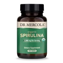 Dr. Mercola Organic Spirulina - 2000 mg - USDA Organic - Supporta la disintossicazione normale e la salute immunitaria - Superfood alimentare intero - Non OGM, Gluten-Free & Soy-Free - 120 compresse
