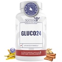 Gluco24 Supplemento - Integratore con Cannella, Berberina, Vitamina C e altro ancora - Supplemento per Uomo & Donne, 60 capsule